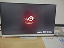 华硕ROG XG27ACMES-W 27英寸显示器2K240Hz电竞显示器超频255Hz HDR400 G-Sync 0.3ms响应 HDMI 2.1 实拍图