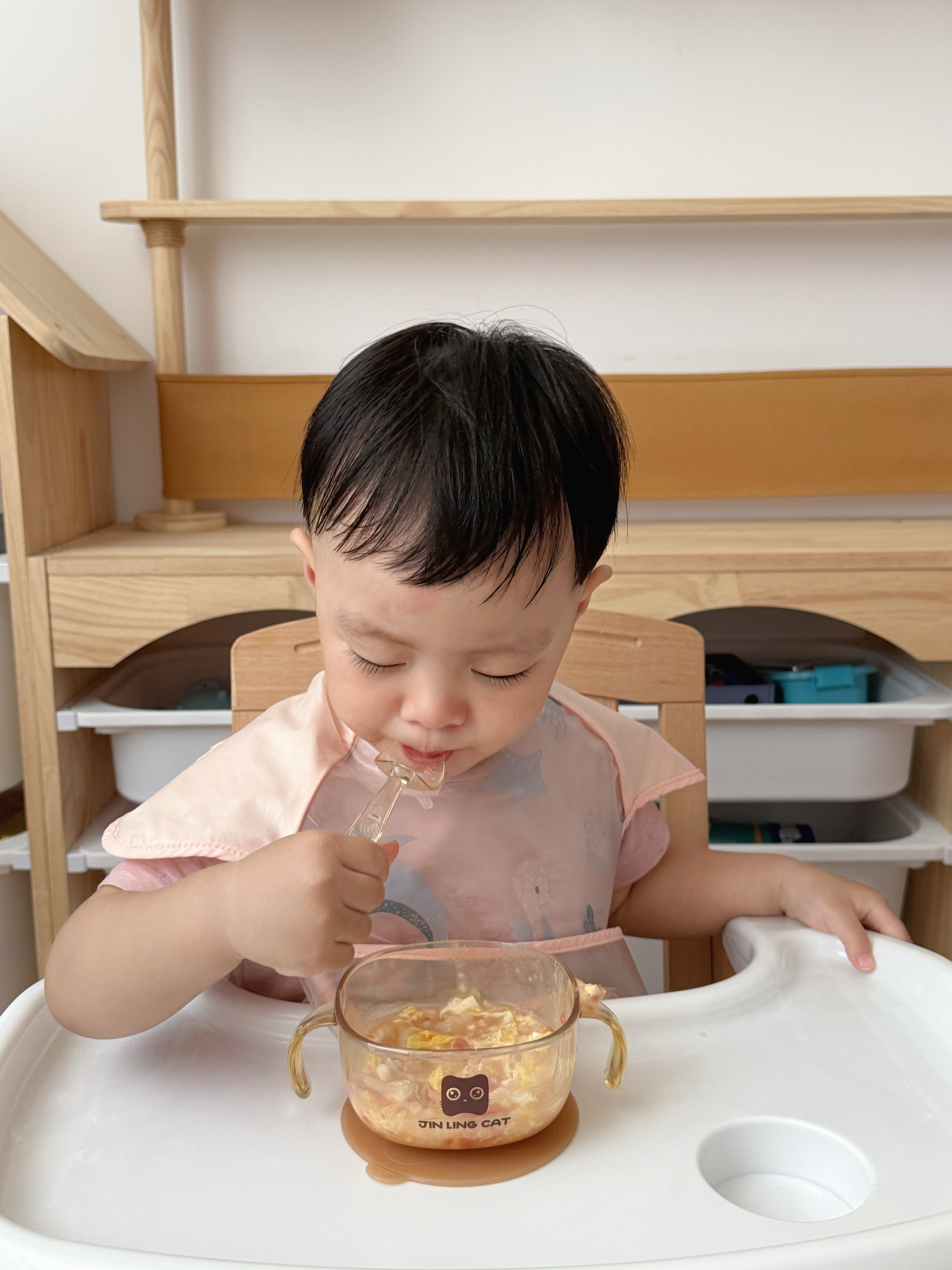 马博士婴儿勺子宝宝自主进食学吃饭训练勺婴儿童餐具弯头辅食勺 实拍图