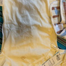 全棉时代婴儿衣服新生儿和尚服春夏四季连体服宝宝睡衣【专供款】黄白59码 实拍图