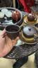 颐壶春高档宜兴原矿紫砂主人杯茶杯 家用品茗杯功夫茶具 百目老紫泥130c 1个见真杯 130ml 1只 实拍图