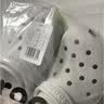 卡骆驰（CROCS）经典洞洞鞋轻便百搭女沙滩鞋包头拖鞋男鞋|10001 黑色-001(含智必星) 41 /42(260mm) 实拍图