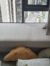 名创优品（MINISO）法式酥软牛角包抱枕面包靠枕毛绒玩偶办公室午休枕客厅沙发摆件 实拍图