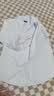 杉杉男童衬衫长袖儿童白色衬衣女大童春夏小学生校服演出服 白色 130 实拍图