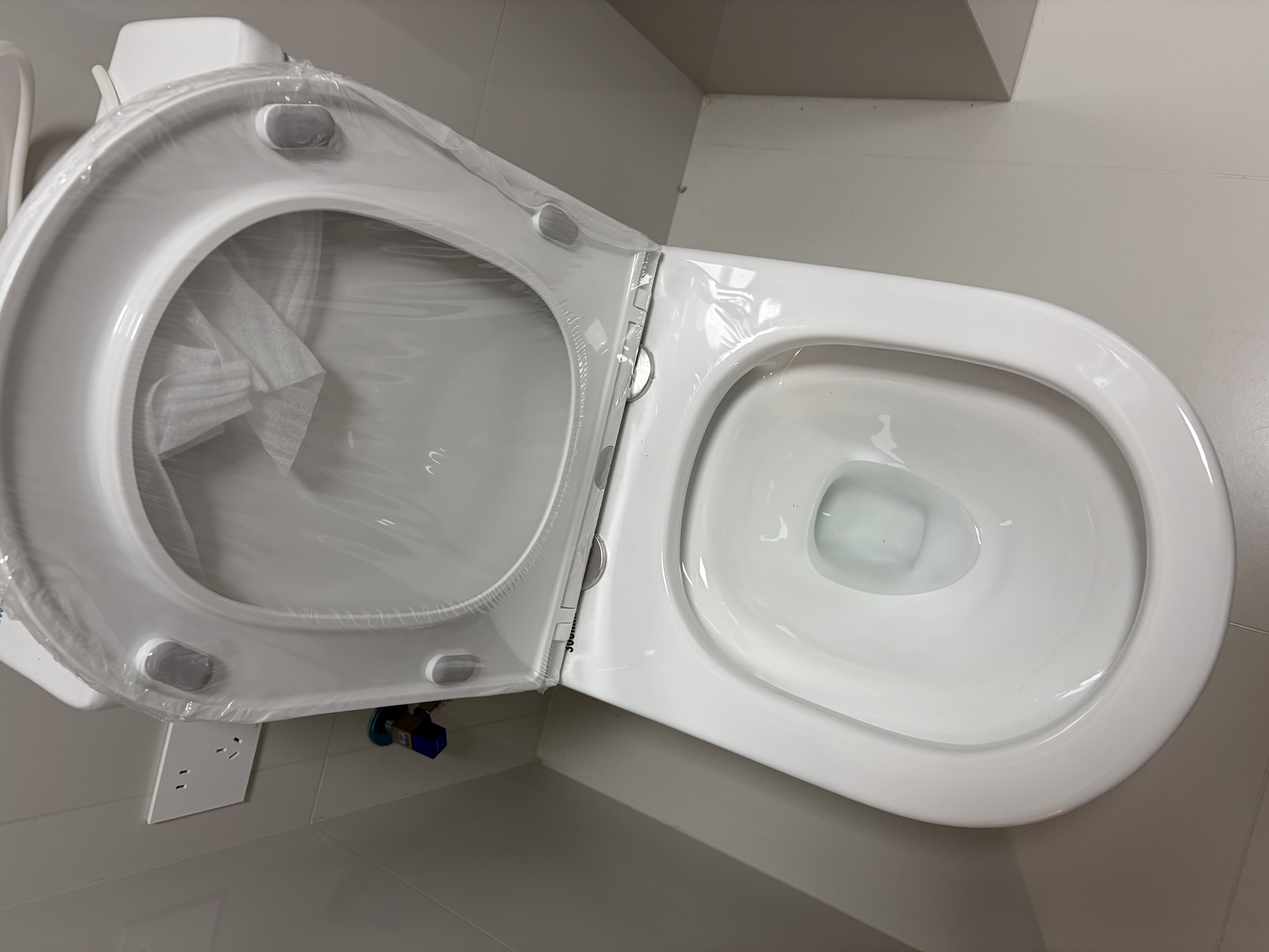 浪鲸（SSWW） 卫浴马桶家用一体坐便器缓降易拆盖板虹吸式座便器节水卫生间 018A【节省空间 双孔虹吸】 305/300mm 实拍图