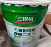 三棵树漆内墙墙面漆乳胶漆京粹净味二合一油漆涂料白色 5L 实拍图