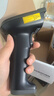 得力扫码枪 无线扫码扫描枪器 药品追溯物流快递查询医保扫码商品入库备件仓库条码扫描一维码14881S黑 实拍图