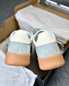 adidas「T头鞋」BARREDA休闲板鞋德训鞋男女阿迪达斯官方轻运动   薄荷绿/汉玉白/树脂黄   37 实拍图