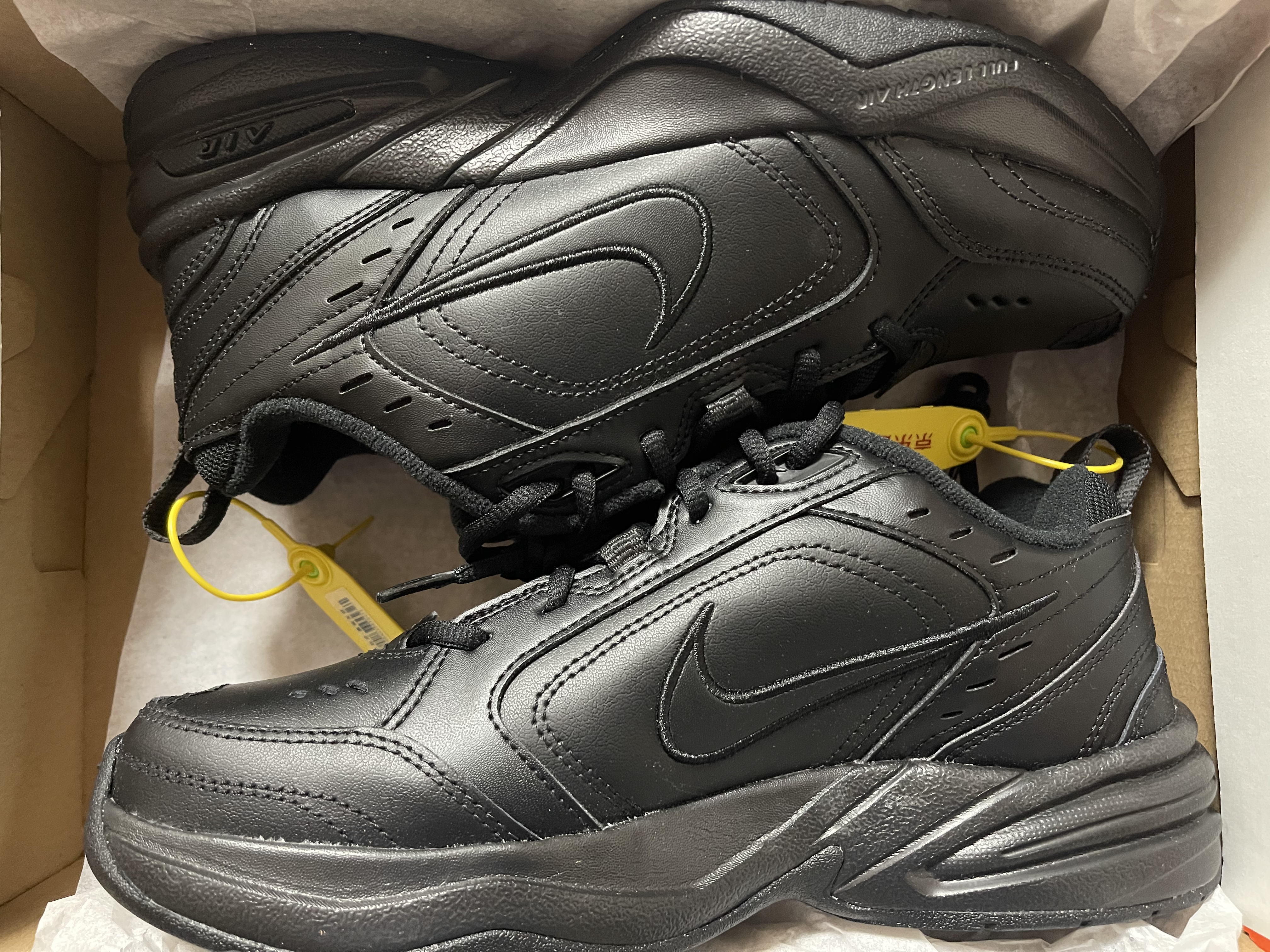 耐克NIKE男训练鞋老爹鞋AIR MONARCH IVG运动鞋415445-001黑40.5 实拍图