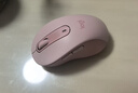 罗技（Logitech）优选系列M650无线蓝牙鼠标 办公蓝牙静音鼠标Mac苹果ipad鼠标人体工学双模鼠标大小手可选男女通用 M650中小手 粉M（M750入门款） 实拍图