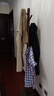 稳纳 衣帽架衣架落地实木挂衣架阳台卧室衣服架胡桃色圆盘加粗款8101H 实拍图
