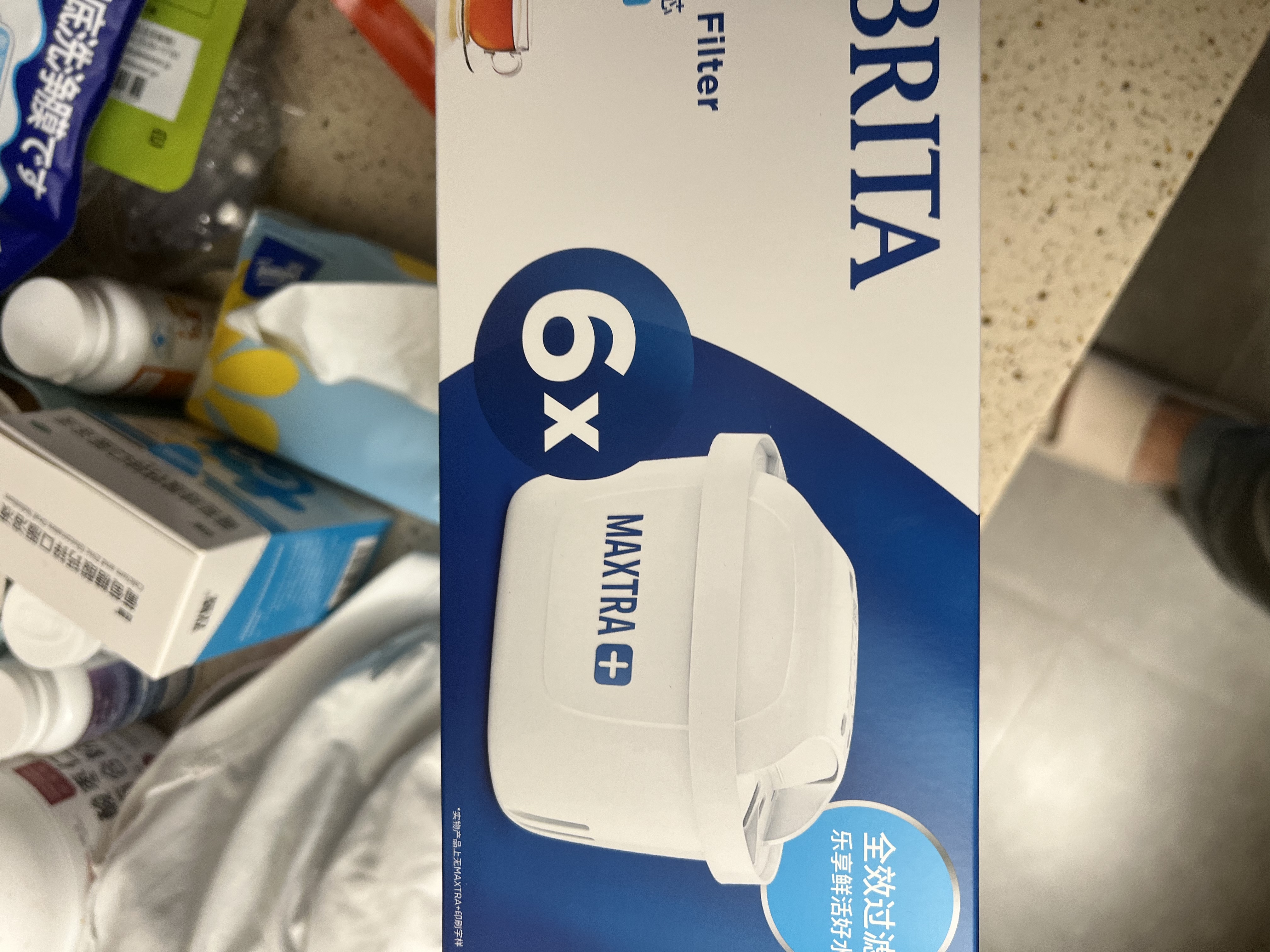 碧然德（BRITA）免安装过滤净水 滤水壶滤芯  Maxtra多效版滤芯 12枚装 实拍图