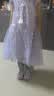 迪士尼艾爱莎公主裙子女童2026新款儿童夏季演出服新中式旗袍汉服连衣裙 实拍图