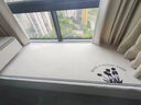 羽璐2026新款网红飘窗垫四季通用卧室窗台垫加厚毛绒可定制阳台坐垫 挚爱山茶花 50x120cm 实拍图