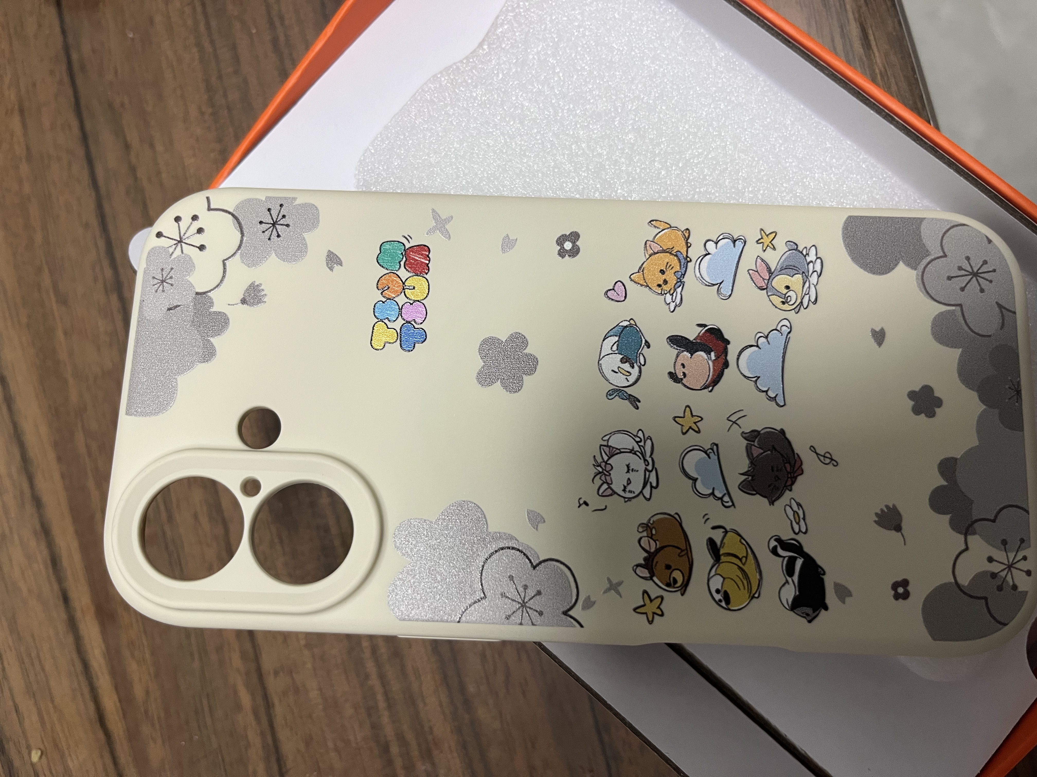 XP适用苹果17手机壳新款镜头全包iphone17保护壳防摔散热卡通磁吸液态硅胶高级男女-古董白动物彩虹 实拍图
