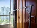妙美晾衣架落地【免安装伸缩1.6米】室内阳台晒衣架不锈钢折叠晒被架 实拍图