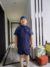 小猪托尼男童泳衣套装儿童泳衣分体胖童游泳衣青少年泳衣6-15岁大童 170 实拍图