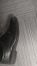 海澜之家HLA皮鞋男士商务休闲系带正装德比鞋子男H160/H202 黑色凉鞋款43 实拍图