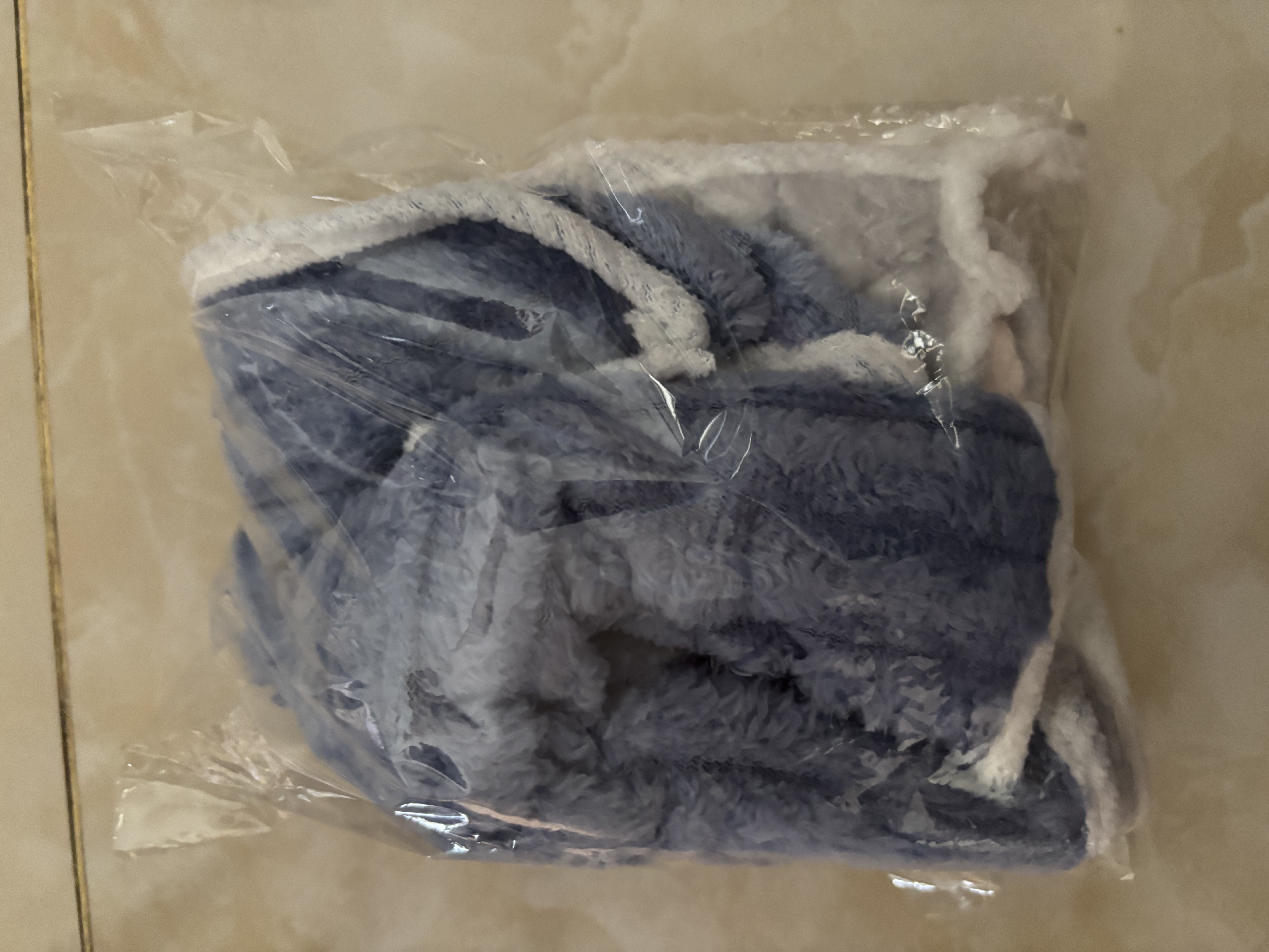 挂式擦手巾洁丽雅同款卫生间 毛巾洗脸巾吸水不掉毛30*30 多条装 灰色+蓝色+粉色 3条 实拍图