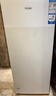 海尔（Haier）山茶花138L立式冰柜小型家用小冰柜风冷无霜一级能效深冷小冰箱BD-138WGH90WF大容量冰箱价保618 实拍图