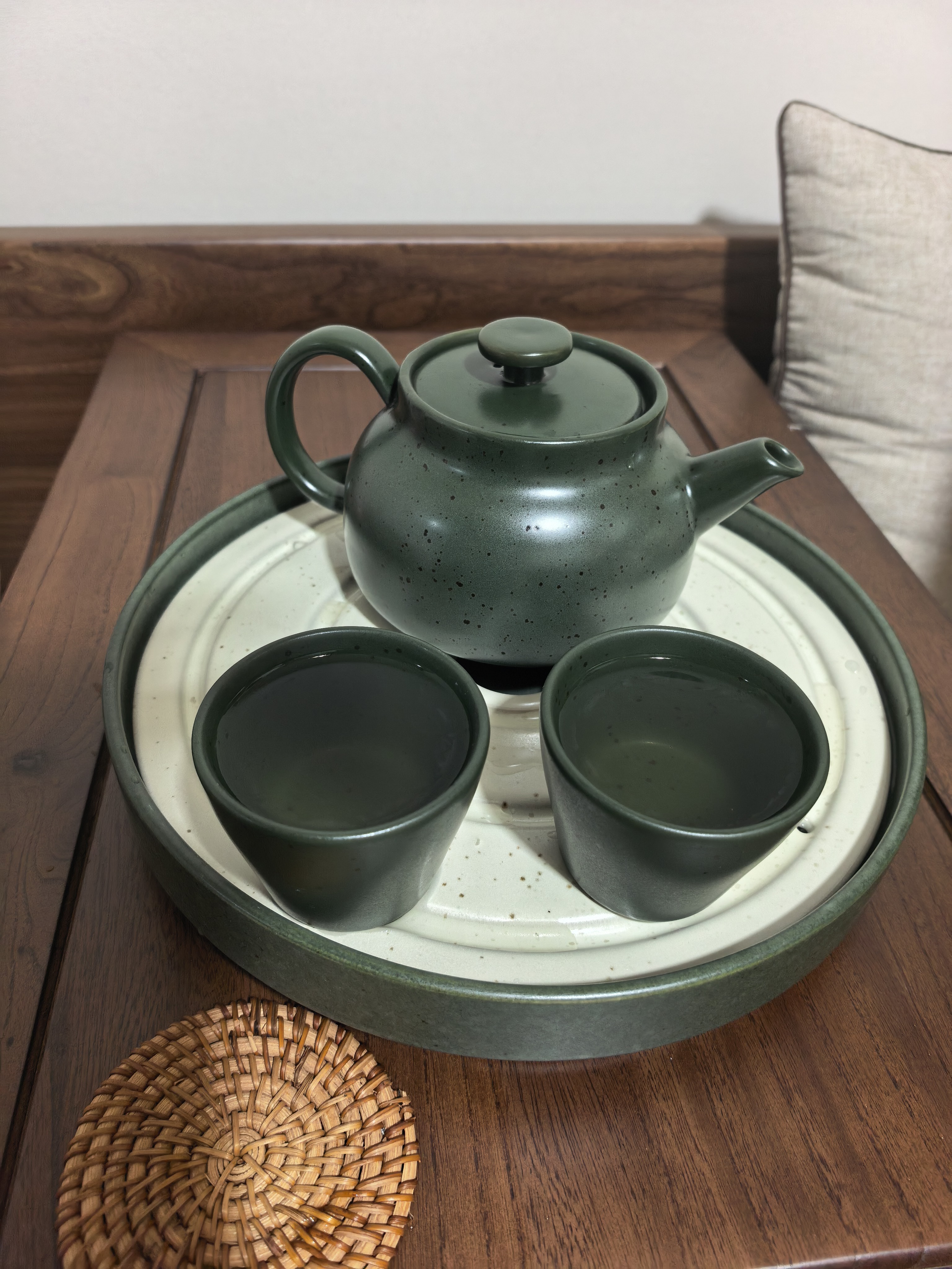 宜家（IKEA）胡斯贝洛托茶壶耐高温礼物茶具办公室泡茶器家用 茶壶+底盘+茶杯x2 实拍图