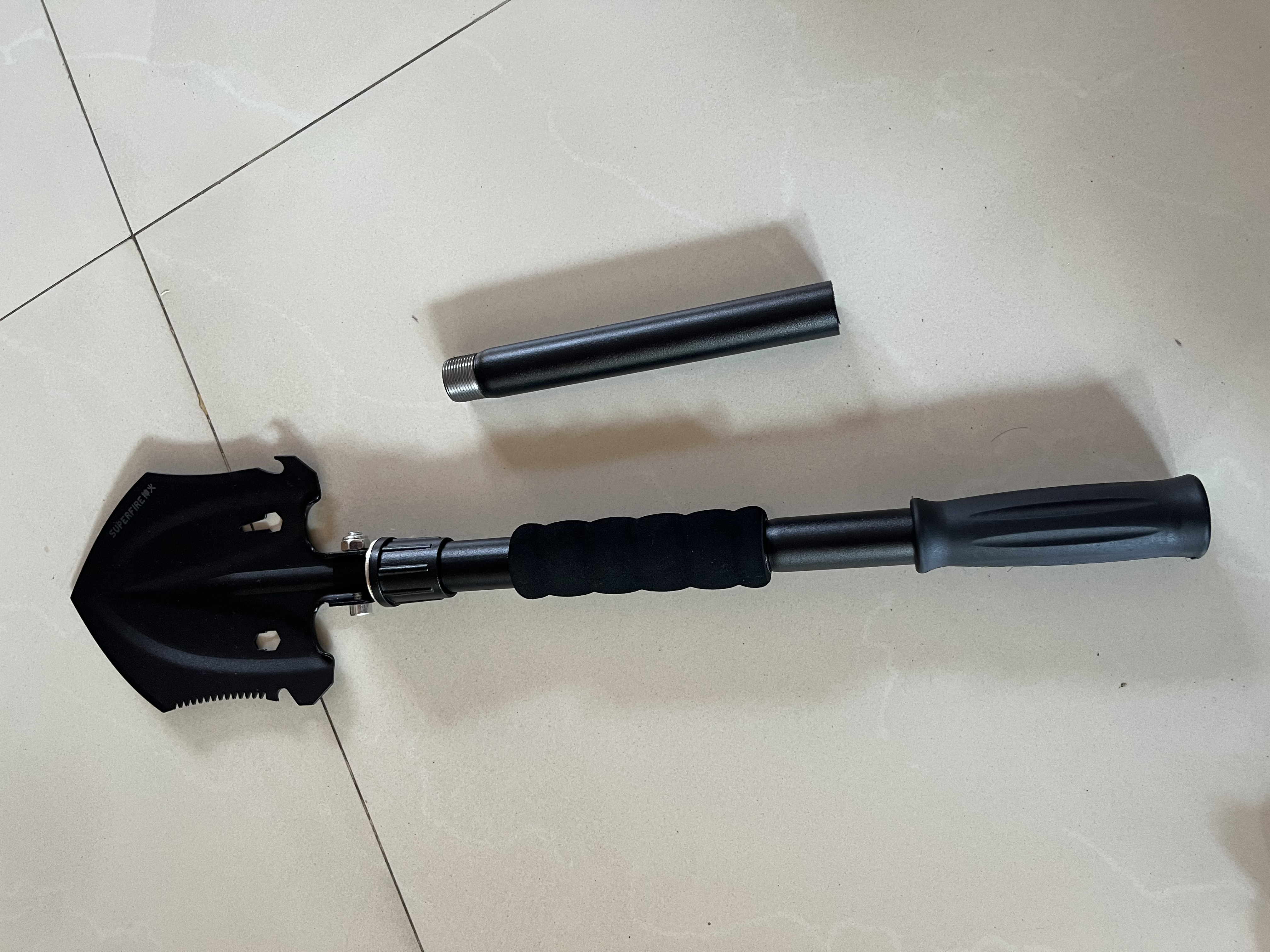 神火（SupFire）BG19多功能户外工兵铲铁锹车载装备兵工铲折叠野外铲子军工铲用品 实拍图