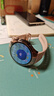 华为HUAWEI WATCH 5 42mm高端款烁金色904L不锈钢表壳星云杏素皮复合表带eSIM通话手表 实拍图