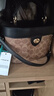 蔻驰（COACH）【品牌直供】奢侈品女包KAY盒子包斜挎包棕CBQ35 生日礼物送女友 实拍图
