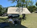 野徒者 天幕户外露营装备大型加厚便携遮阳棚野营防晒防雨棚 苍穹【黑胶】1/4人款 新款流沙金 实拍图