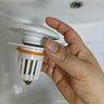 洁比世洗手盆漏水塞洗脸面盆陶瓷弹跳芯下水器按压式洗漱台池子防臭堵 实拍图