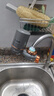 美的（Midea）净水器水龙头过滤器家用自来水滤水器直饮前置过滤器厨房卫生间通用除水垢除余氯双出水可清洗滤芯 一机一芯【可清洗滤芯】 实拍图