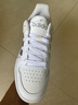 adidas ENTRAP美式校园风运动少年感复古篮球风板鞋男女阿迪达斯 白色/暗银金属/树脂黄   43 实拍图