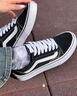 万斯（VANS）范斯经典款Old Skool黑色低帮复古鞋 Vans经典街头男女板鞋夏季新 黑色 36 _鞋内长22.5cm 实拍图