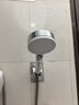 IVORPO【精工】增压淋浴花洒喷头全套装强劲家用多功能洗澡手持莲蓬头 银色五档花洒+1.5米软管+支架 【强劲增压丨密集大出水】 实拍图