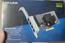 TP-LINK 四口千兆PCI-E网卡台式机电脑内置有线网卡 主机箱独立网卡服务器以太网络千兆RJ45网口扩展NG324 实拍图