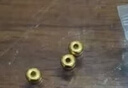 御邪足金999光面算盘珠隔断珠黄金垫片DIY手串手链金配饰 算盘珠:约0.03g 实拍图