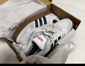 adidas ENTRAP美式校园风运动少年感复古篮球风板鞋男女阿迪达斯 白色/黑色   38 实拍图