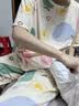 棉基因睡衣女夏天纯棉薄款短袖长裤圆领套头女士睡衣可外穿家居服套装 实拍图