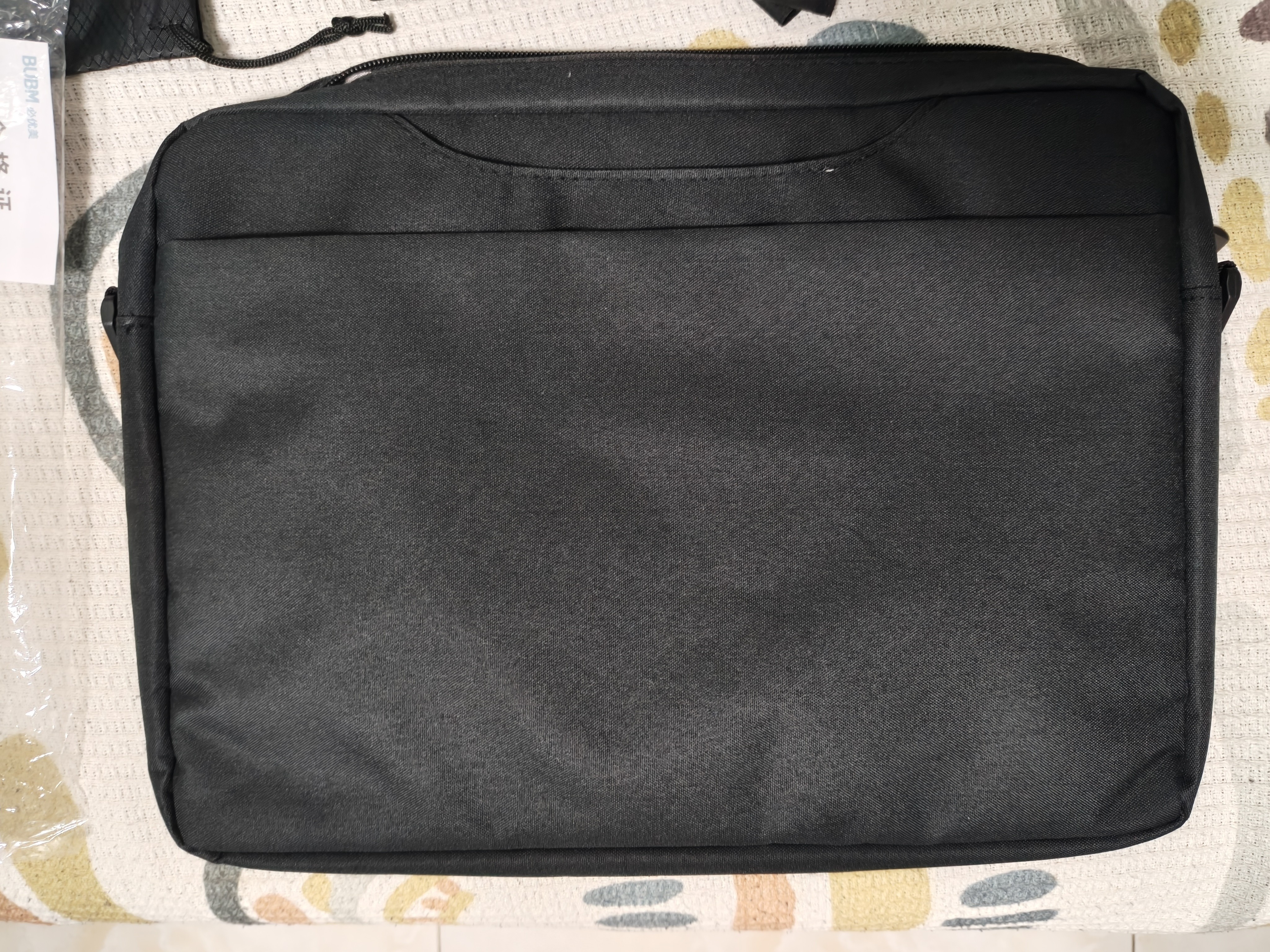 BUBM笔记本电脑包手提14英寸男适苹果MacBook华为商务出差电脑公文包 实拍图