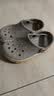 卡骆驰（CROCS）贝雅卡骆班洞洞鞋|205089 卵石色-2V3   36 /37(220mm)   实拍图