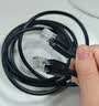 绿联六类屏蔽网线 CAT6类千兆网络连接线 工程家用电脑宽带8芯双绞抗干扰成品跳线 黑5米55174 实拍图