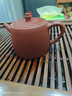 百年利永宜兴紫砂壶纯全手工原矿紫泥泡茶壶功夫茶具竹节汉铎一壶两杯套装 竹节汉铎 240ml 原矿紫泥 实拍图