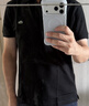 LACOSTE法国鳄鱼男装经典商务休闲纯色翻领Polo衫|PH7937 031/黑色 L 5 实拍图
