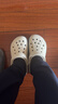 卡骆驰（CROCS）贝雅卡骆班洞洞鞋|205089 冬日白/彩色-1LI   36 /37(220mm)   实拍图