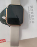 联想（Lenovo）智能手表 Watch Fit轻薄大屏血氧心率睡眠蓝牙通话健康监测穿戴运动手表手环 曜石金 男女朋友礼物 实拍图