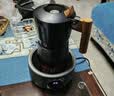 海万森电陶炉煮茶 小型迷你 超小多功能电炉 煮咖啡摩卡壶 家用 不挑锅具 高端智能电热炉 银冰缘(便携包款） 实拍图