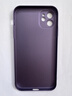 梦园鹿适用苹果11手机壳自带镜头膜iPhone11promax超薄磨砂保护套Pro抗指纹硬壳防摔简约男女款 苹果11【暗夜紫】默认发硬壳+软壳需备注 实拍图