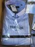 雅戈尔（YOUNGOR）短袖衬衫男素色DP免烫衬衫纯棉面料抗皱易打理新品 GSDP10171IFA浅蓝色 42 实拍图