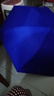 雨伞手动遮阳伞三折折叠黑胶防晒遮阳晴雨两用伞 手动纯色雨伞【颜色随机】 实拍图