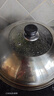 京严章丘款炒锅铁锅无涂层炒菜不粘锅家用精铁锅具燃气电磁炉用已开锅 【灶具通用】适合5-8人  赠盖铲  直径 34cm 百年工艺｜传统铁锅｜健康不沾 实拍图