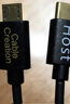 CABLE CREATION 一绳 CC0574 对拷线Type-c转Micro usb安卓手机对充线互充线OTG数据线手机接耳放1ADAC声卡 0.2米 实拍图